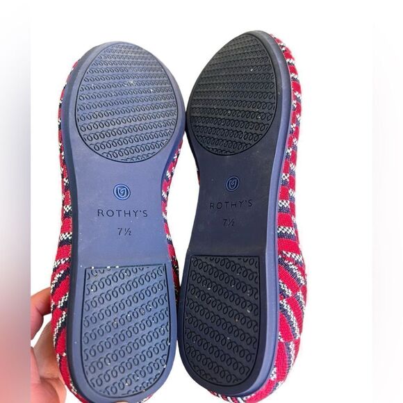 Rothy's The Loafer Cherry Red Mosaic Loafers (Retired) Size 7.5 - Picture 8 of 8